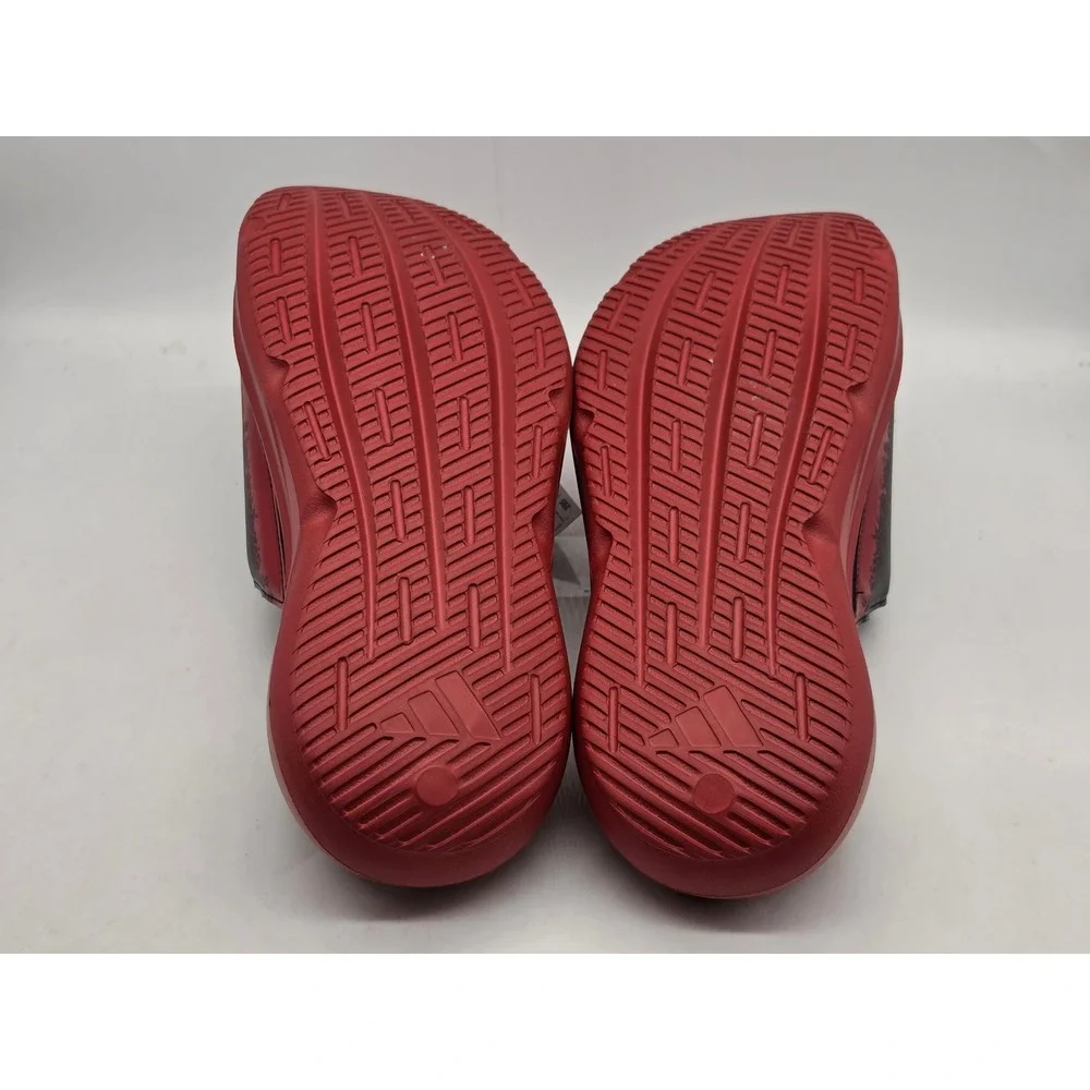 Adidas Lightblaze Slide NC State Wolfpack Men 11 Red Black Sandals Shoes IH7119